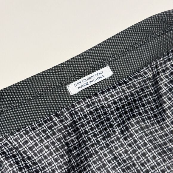 NWT $140 Saddlebred Classic Fit Gray Black 2-Button Blazer Men's Size 48L - Picture 11 of 13